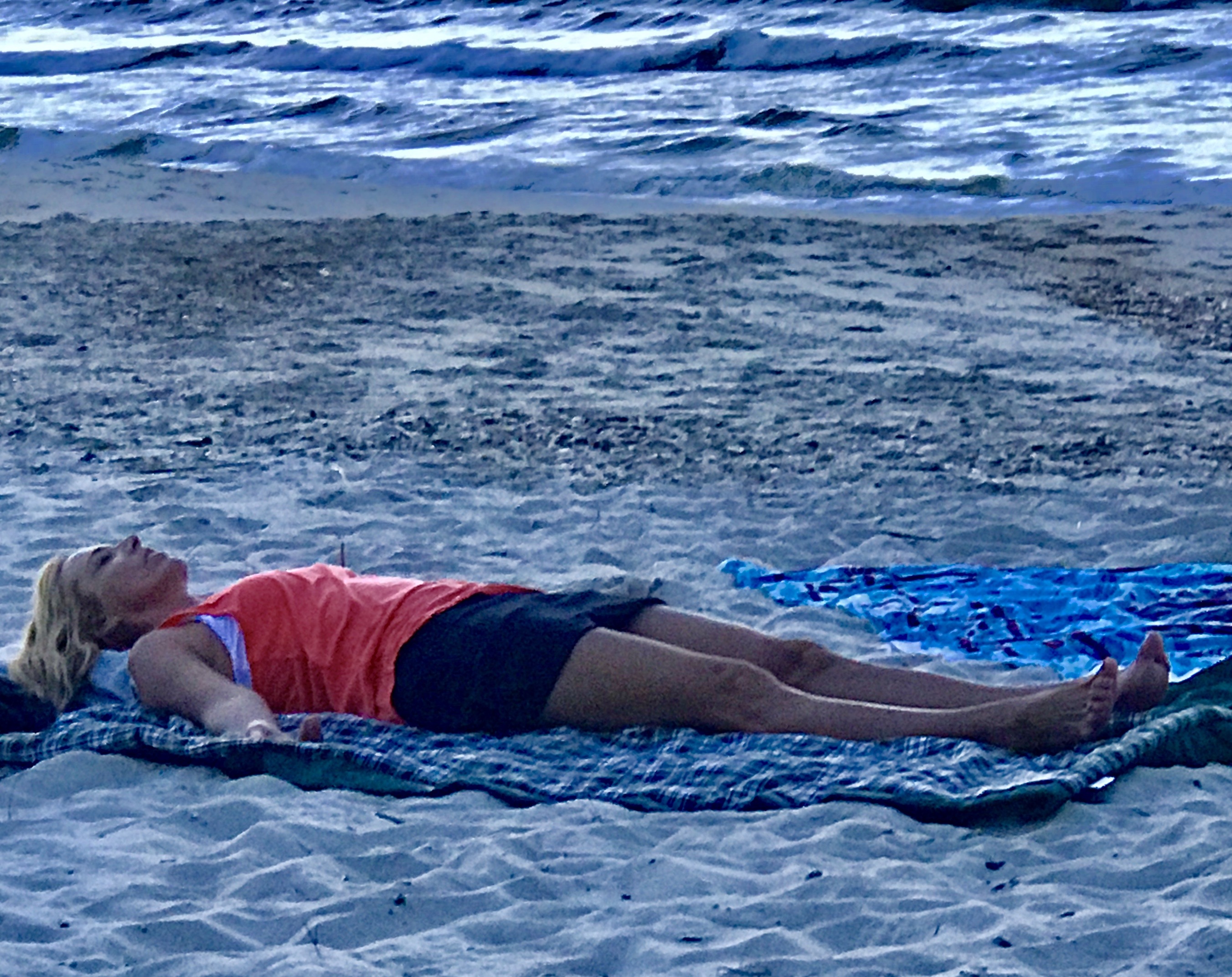 Yoga on the beach