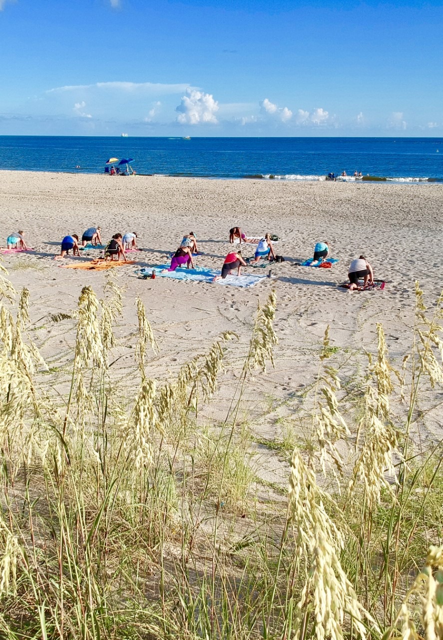 Come to Beach Yoga